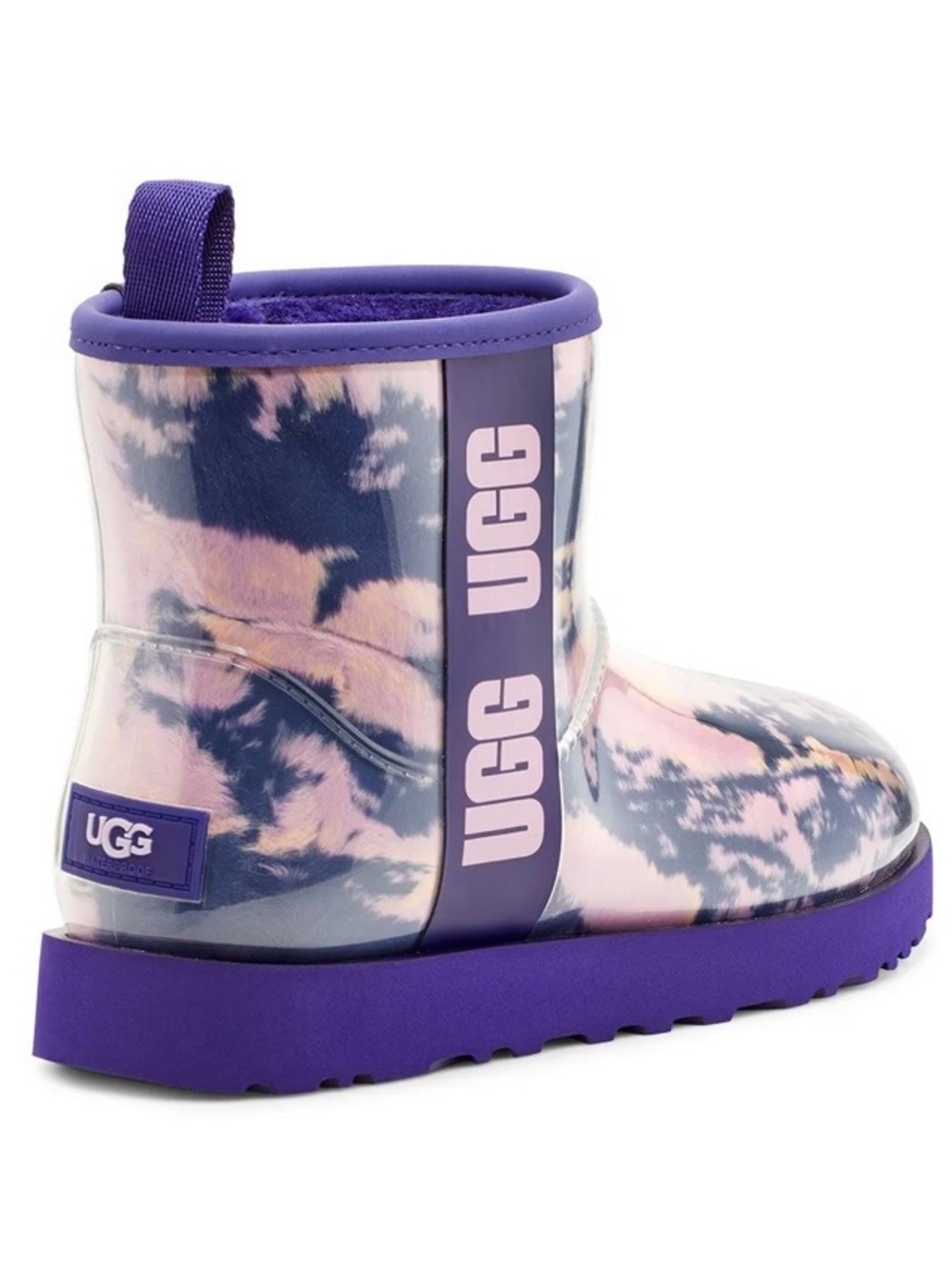 UGG CLASSIC CLEAR MINI MARBLE WATERPROOF BOOTS SIZE SIZE 10 - Picture 5 of 12